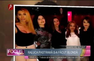 Raluca Pastramă s-a făcut blondă