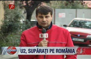 U2, supăraţi pe România