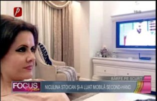 Niculina Stoican şi-a luat mobilă second-hand