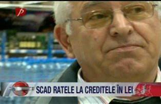Scad ratele la creditele in lei
