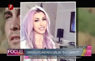 Graviduţa Andreea Bălan "S-a cuminţit"