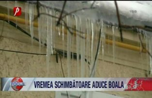 Vremea schimbatoare aduce boala