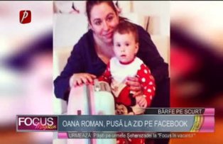Oana Roman, pusă la zid pe facebook