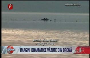 Imagini dramatice vazute din drona