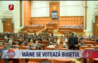 Mâine se votează bugetul