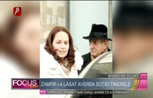 Gheorghe Zamfir i-a lăsat averea soţiei tinerele