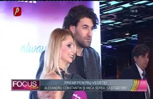 Premii pentru vedete! Alexandru Constantin şi Anca Serea, câştigători!