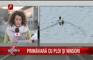 Primăvară cu ploi şi ninsori