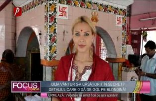 Iulia Vântur s-a căsătorit în secret? Detaliul care o dă de gol pe blondină!