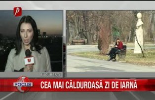 Cea mai calduroasa zi de iarna