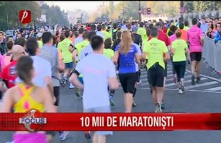 10 mii de maratonişti