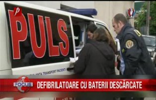 Defibrilatoare cu baterii descarcate