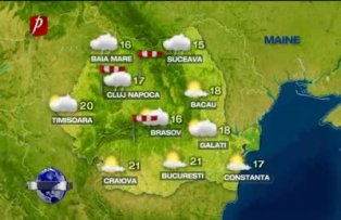 Prognoza meteo. Vremea in toata tara
