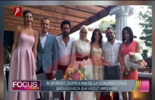 În sfârşit, după 9 ani de la cununia civilă, Băduleasca s-a văzut mireasă!