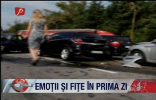 Emotii si fite in prima zi