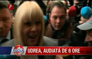 Udrea, audiată de 6 ore
