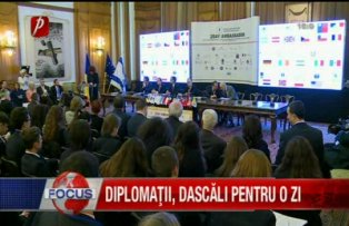 Diplomaţii, dascăli pentru o zi