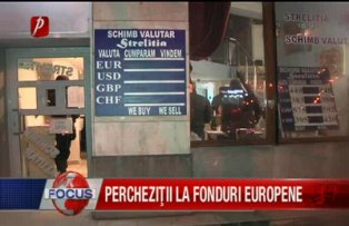 Percheziţii la fonduri europene