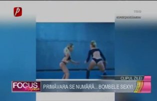Clipul zilei: primăvara se numără... bombele sexy!