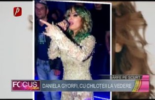 Daniela Gyorfi, cu chiloţeii la vedere