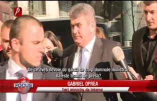 Oprea, pus sub acuzare
