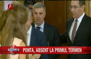 Ponta absent la primul termen