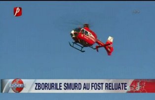 Zborurile SMURD au fost reluate