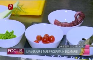 O reţetă şi-o vedetă: Livia Graur e tare pricepută în bucătărie!