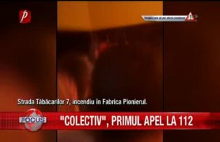 Colectiv primul apel la 112