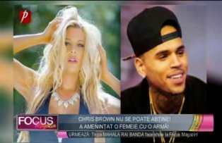 Chris Brown recidiveaza! A amenintat o femeie cu arma!