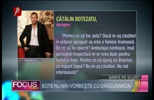 Bote nu mai vorbeşte cu Drăguşanca!