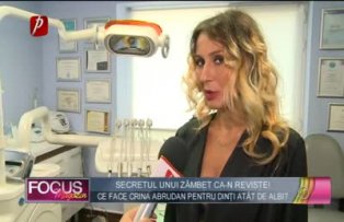Secretul unui zâmbet ca-n reviste! Ce face Crina Abrudan pentru dinţi aşa de albi?