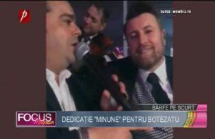 Dedicaţie "Minune" pentru Botezatu