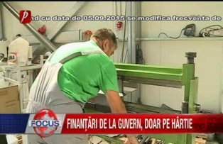 Finanţări de la guvern, doar pe hârtie