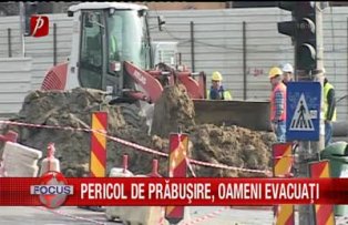 Peicol de prabusire, oameni evacuati