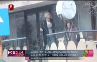 Valentina Pelinel radiază de fericire! Iată cum arată o zi din viaţa blondinei!