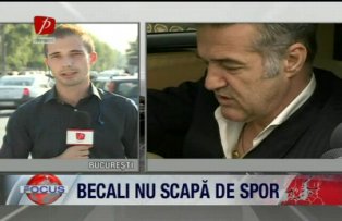 Becali nu scapa de spor