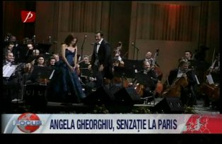Angela Gheorghiu, senzatie la Paris