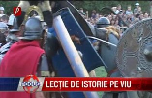 Lectie de istorie pe viu