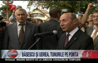 Basescu si Udrea, tunurile pe Ponta