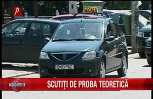 Scutiti de proba teoretica