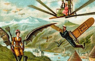 Ce credeau oamenii de la 1900 ca vom avea in anii 2000: Trebuia sa mergem pe apa si sa zburam ca niste pasari