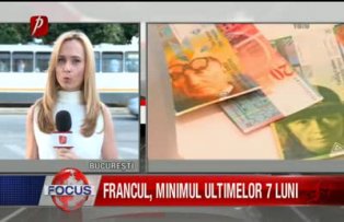Francul minimul ultimilor 7 luni
