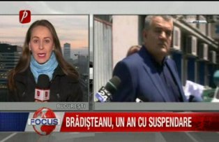 Bradisteanu un an cu suspendare