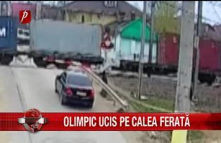 Olimpic ucis pe calea ferata
