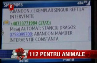 112 pentru animale