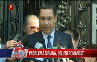 Problemă Siriană, soluţii Româneşti