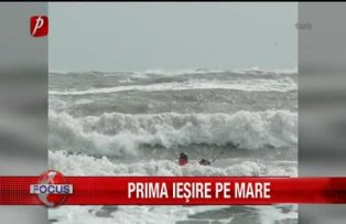 Prima iesire pe mare