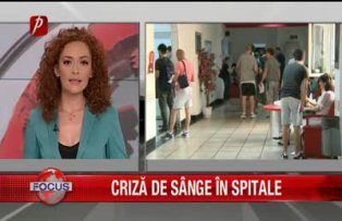 Criza de sange in spitale