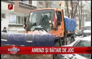 Amenzi si bataie de joc